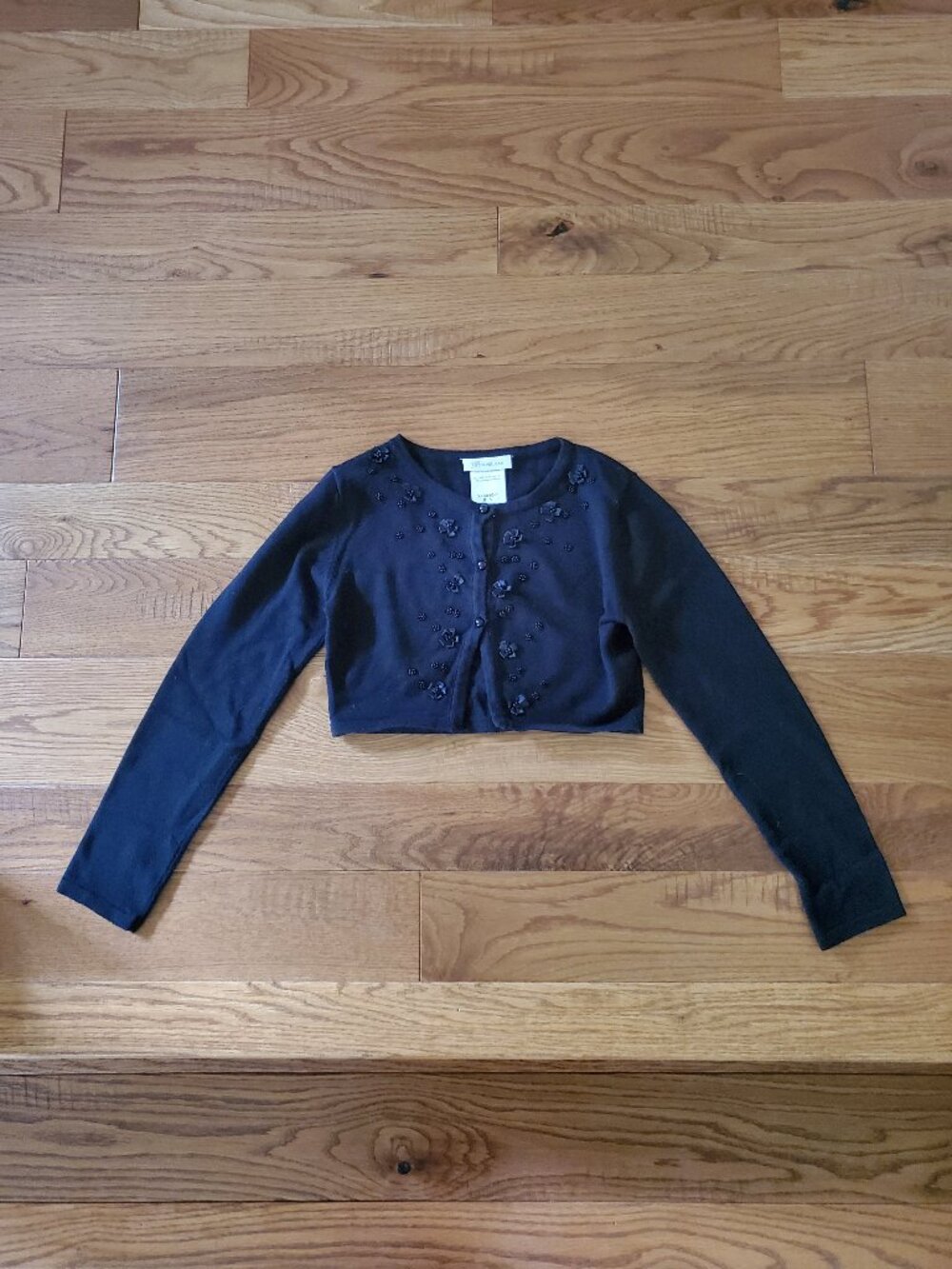 2 for $15 | Bonnie Jean Size M Black Cardigan